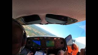 SEMLR DA42VI  Landing at Lezignan Corbiers LFMZ R26 VFR [upl. by Dias826]