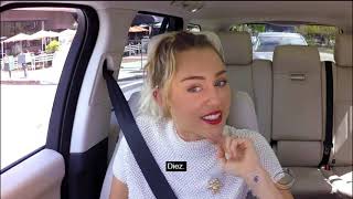 Miley Cyrus en Carpool Karaoke Subtitulado en español Link descripción [upl. by Akinod]