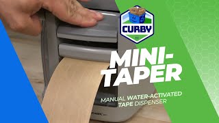 Curby MiniTaper™ for Small Business Packaging  Recyclable Paper Tape [upl. by Leicester]