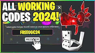 NEW ALL WORKING CODES FOR UGC LIMITED IN 2024 ROBLOX UGC LIMITED CODES [upl. by Stelu]