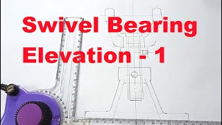 SwivelBearing Half Sectional Elevation 1 [upl. by Ober]