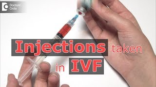 What are the injections one has to take during the IVF treatment  Dr Usha B R [upl. by Asserak]