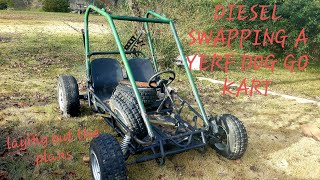 10HP DIESEL GO KART BUILD DRail Build Series Pt 1  Parts Lists and Planning [upl. by Rhyner18]