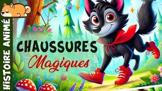 LE LOUP ET LES CHAUSSURES MAGIQUES 🐺histoire pour sendormir  conte pour enfant confiance courage [upl. by Phylis]