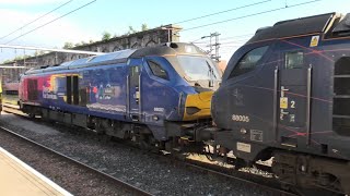 Fantastic Action At Carlisle Sir Nigel GresleyLog Train nuclear flask ￼769 bio mode ￼On Test [upl. by Redle]