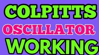 colpitts oscillator  colpitts oscillator working  colpitts oscillator frequency derivation [upl. by Ahseyt]