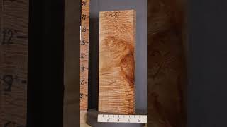 D5766 Musical Billet Burl Curly Maple Lumber luthier guitarbuilding guitarbuilder [upl. by Gladys304]