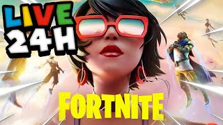 LIVE 24 HEURES  FORTNITE  HEURE 13 [upl. by Panchito]