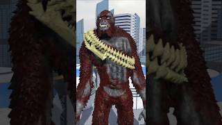 SKAR KING vs CHERNO ALPHA shorts godzilla kong edits edit [upl. by Ahsratan]