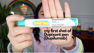 My first shot of Dupixent  Dupilumab its happening [upl. by Simona]