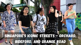 Street Walking Singapore  Orchard Road Bideford Road and Grange Road [upl. by Perkin]