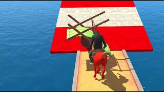 Spiderman fait du parkour avec un cheval rouge rigolo [upl. by Acnayb]