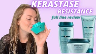 KERASTASE RESISTANCE FULL LINE REVIEW [upl. by Edobalo516]