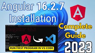 Easy Angular Project Setup in Visual Studio Code 2023  Complete Angular Setup Guide [upl. by Fechter]