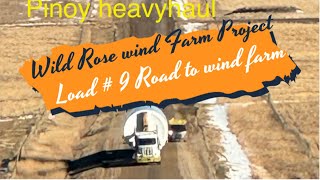 Trip  9 haulin wind turbine tower sectionA day in a life of pinoy heavyhaul [upl. by Nasya834]