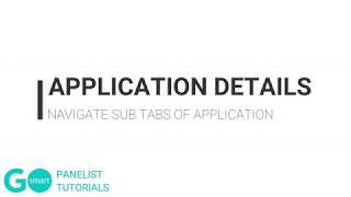 Panel Dashboard Application Details [upl. by Drud939]