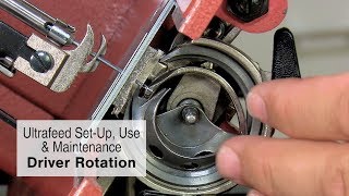 Driver Rotation on a Sailrite Ultrafeed Sewing Machine [upl. by Eiryt]