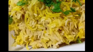 How to cook saffron rice in middle eastern spices [upl. by Pedaiah234]