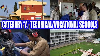 CATEGORY quotAquot TECHNICAL AND VOCATIONAL TRAINING INSTITUTES IN GHANA 2022 [upl. by Nobell]