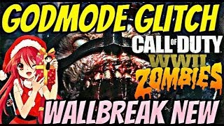 COD WW2 ZOMBIE GLITCH GODMODE DEUTSCH WALLBREAK NEU NEW [upl. by Attenat]