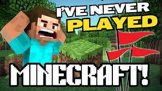 Lets Play in the Dirt My First Time Playing Minecraft [upl. by Hulda]