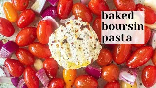 Boursin Pasta  TikTok Viral Boursin Cheese and Tomato Pasta [upl. by Cirted]