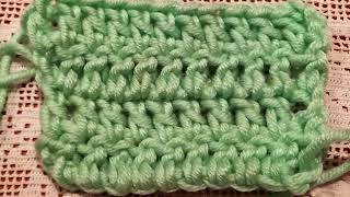 Comment faire la Maille Bride au crochet [upl. by Nnawtna]