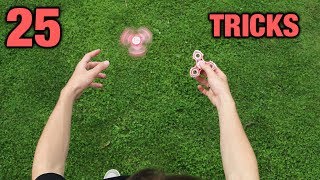 25 FIDGET SPINNER TRICKS [upl. by Ave]