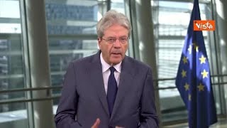 Gentiloni quotPrevista accelerazione del PIL Ue all14 nel 2025quot [upl. by Lilybelle]