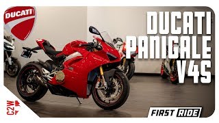 2018 Ducati Panigale V4S  First Ride [upl. by Danielson]