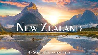 New Zealand 4K  Scenic Relaxation Film With Calming Music [upl. by Ahmed]