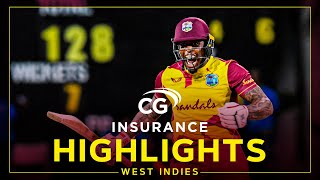 Highlights  West Indies vs Sri Lanka  Fabian Allen Finish with Fireworks  3rd CG Insurance T20I [upl. by Cirillo224]