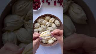 How to make a Christmas Wreath dessert  Cherry Galaktoboureko [upl. by Atekahs]