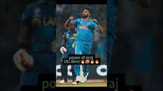 Siraj bowling speed 181 kmh KPH🥵🥵🔥🔥🔥 shorts cricket viratkohli msdhoni video youtube indai [upl. by Tannenbaum]