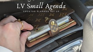 Updated 2023 PLANNER SET UP amp FLIP THROUGH  Louis Vuitton Small Ring Agenda [upl. by Rehm672]