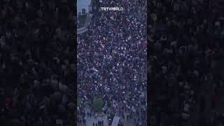 Thousands gathered in Walthamstow London to counter planned farright demonstration [upl. by Emoryt]