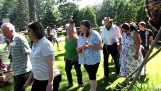 Welcome Circle Dance 1  At the Wiquapaug Pequot Tribal Gathering [upl. by Melitta]