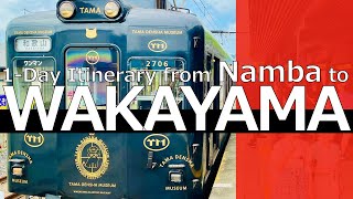 Wakayama 1day Itinerary │ TAMA DENSHA MUSEUM │ The way from Namba to Wakayama [upl. by Dan]