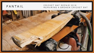 Cricket Bat Repair 2019  REPAIRING A BROKEN CRICKET BAT [upl. by Nevur]