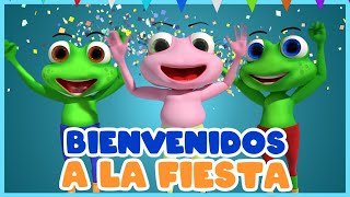 La Fiesta 🟢🟣🔴🥳El Baile del Sapito en la Fiesta 🟢🟣🔴🥳 Videos para niños [upl. by Snashall]