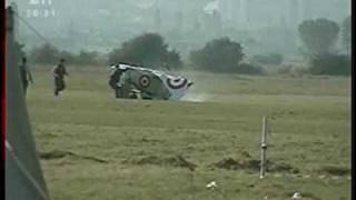 Biplane NoseDive Crash into the Ground [upl. by Messab28]