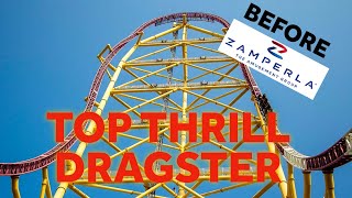 Top Thrill Dragster Cedar Point Ohio Before Zamperla [upl. by Wadell]