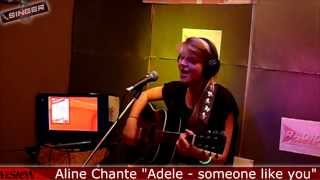 TOP SINGER 1 Aline Oger Chante quotAdele  Someone like youquot Live  Radio Compile [upl. by Eromle409]