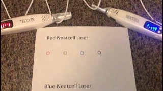 Blue neatcell laser vs red neatcell laser tattoo removal pens [upl. by Tess846]