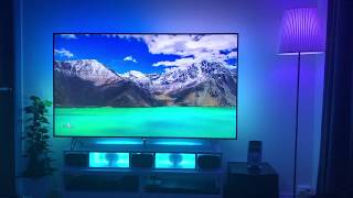 Philips Ambilight 4K  Philips Hue EXTREME Maximum lamps [upl. by Nylaj333]