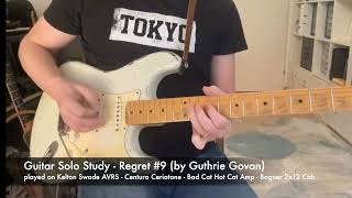 Guitar Solo Study  Regret 9 by Guthrie Govan [upl. by Ettenaj]