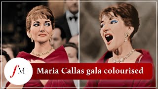 Opera diva Maria Callas singing in 1958 – restored and colourised for first time  Classic FM [upl. by Naitsabes]