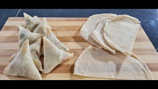 How To Make Samosa PastryFor BeginnersNo RollingNo Oven Tutorial [upl. by Tome455]