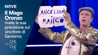 Che tempo che fa  Il Mago Oronzo e la sua previsione del vincitore di Sanremo ci avrà azzeccato [upl. by Berkie]