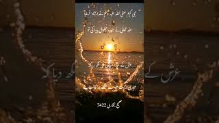 hadees real sahih bukhari hadees number 7422 [upl. by Ailekat861]